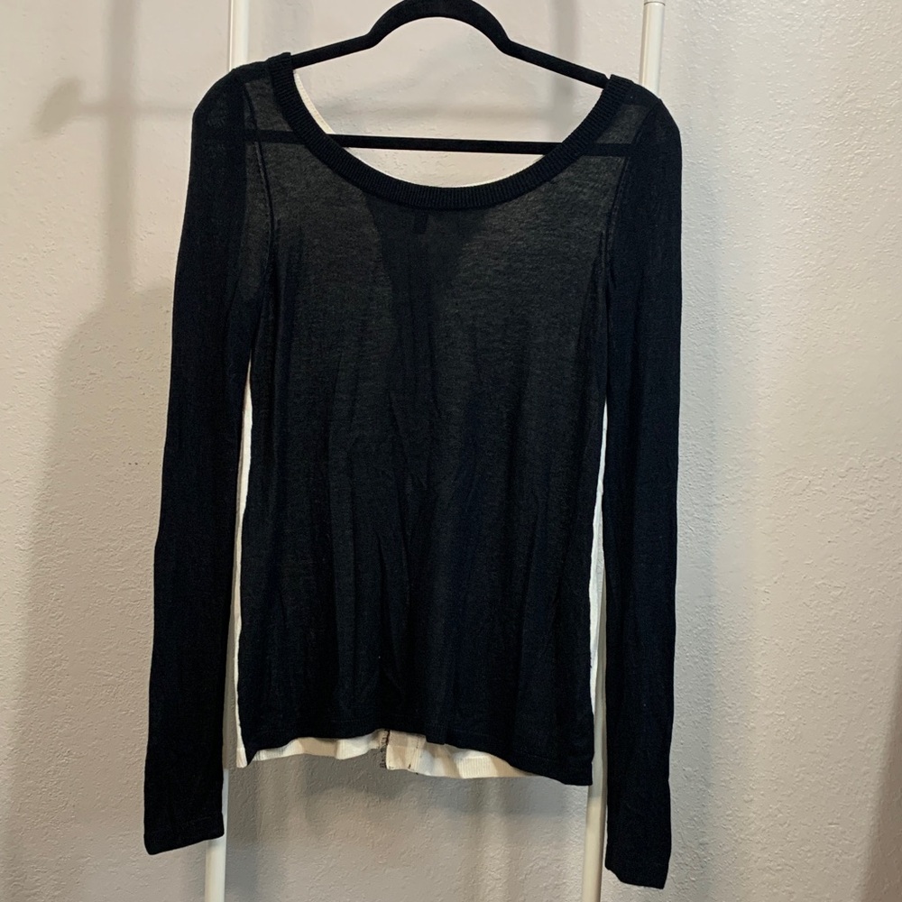 Express Black Crew Neck Women's‎ Sweater